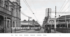 Desktop Screenshot of fremantlesociety.org.au