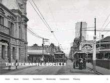 Tablet Screenshot of fremantlesociety.org.au